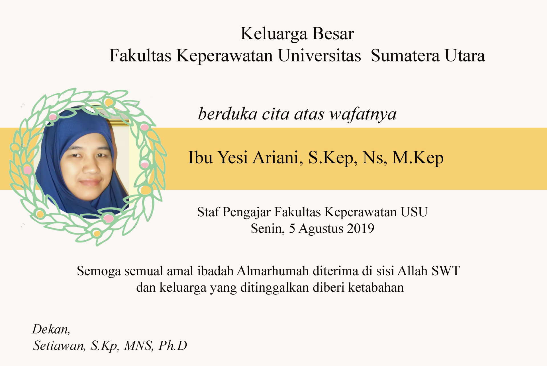 Berita Duka Cita